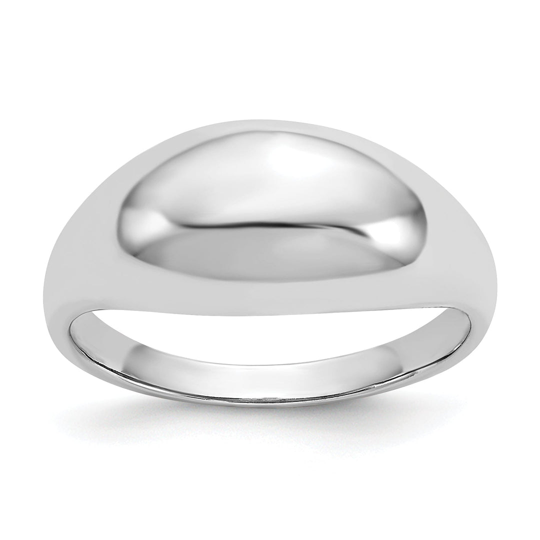 14k White Gold Timeless Creations Dome Ring