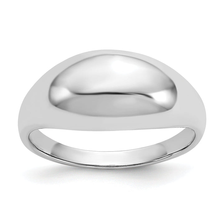 14k White Gold Timeless Creations Dome Ring