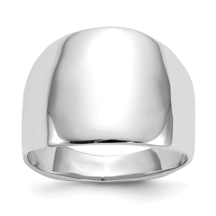 14k White Gold Timeless Creations Dome Ring