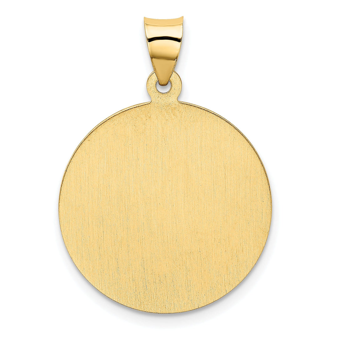 14k Yellow Gold Saint Christopher Medal Pendant