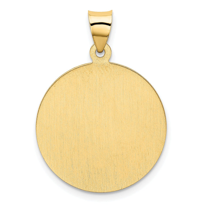 14k Yellow Gold Saint Christopher Medal Pendant