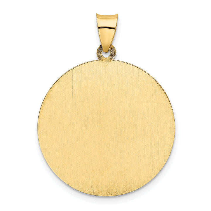 14k Yellow Gold Saint Christopher Medal Pendant