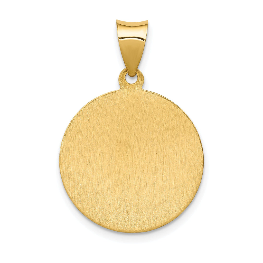 14k Yellow Gold Saint Anthony Medal Pendant