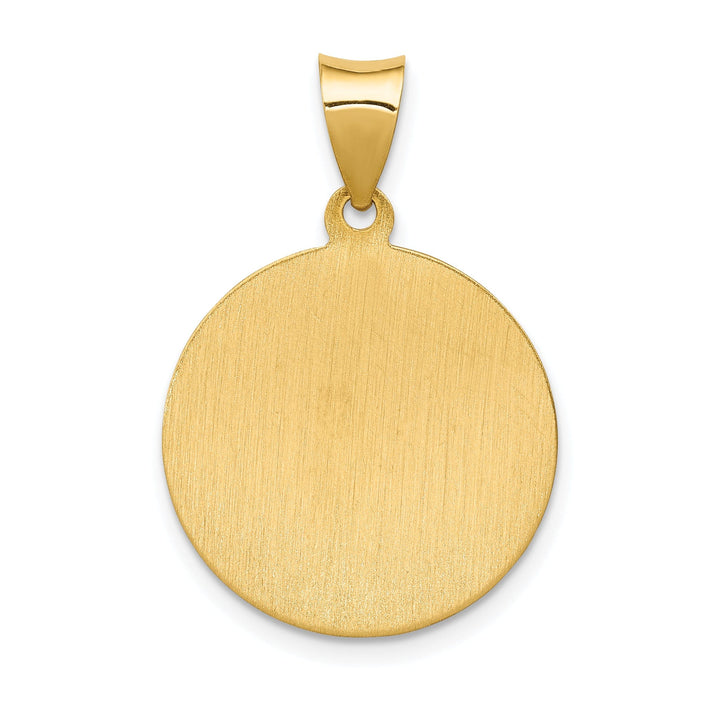 14k Yellow Gold Saint Anthony Medal Pendant