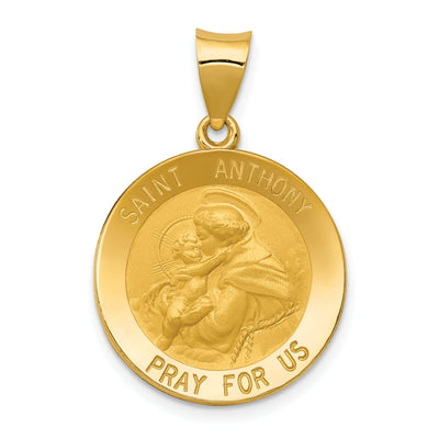14k Yellow Gold Saint Anthony Medal Pendant at $ 183.71 only from Jewelryshopping.com