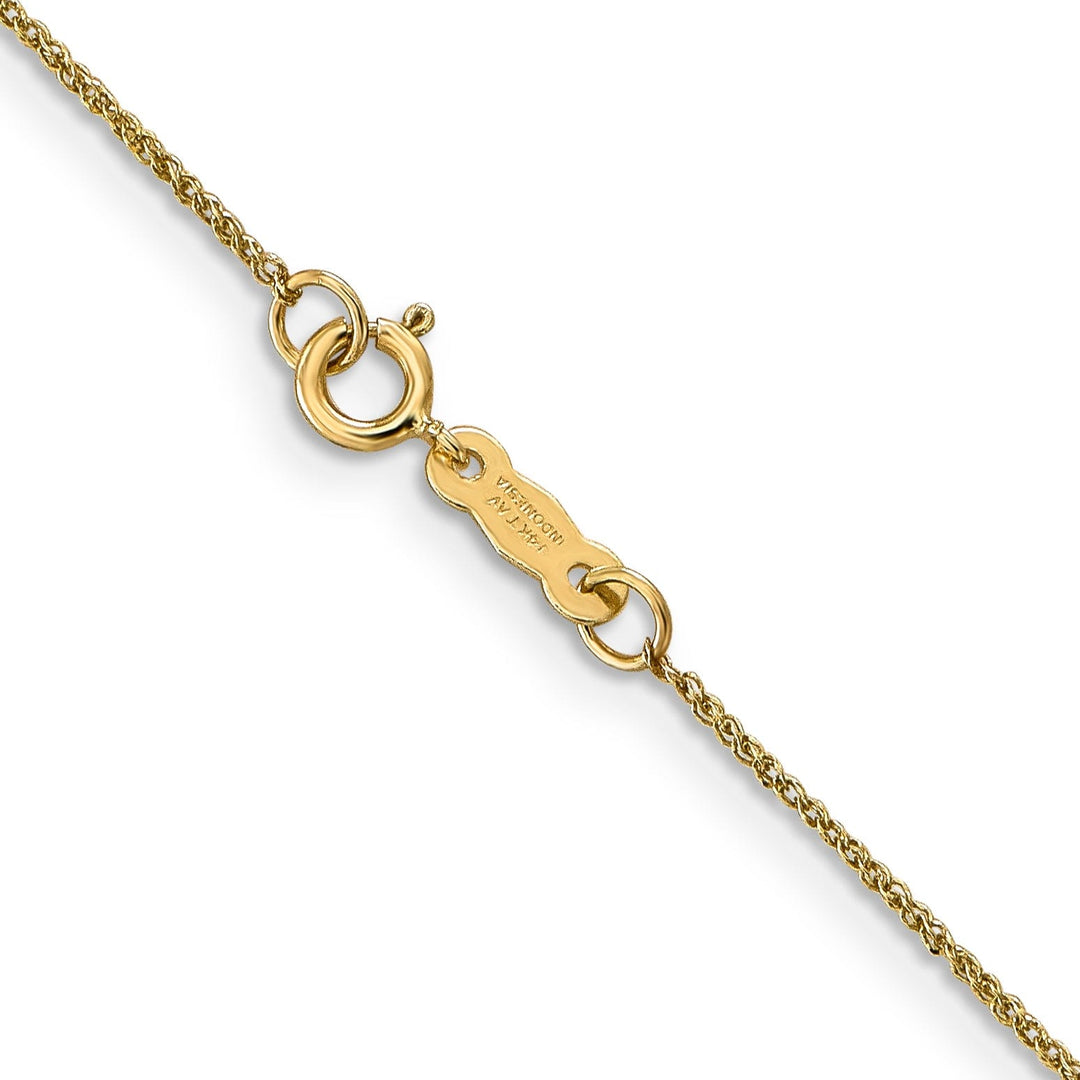 14k Yellow Gold 0.70mm Polished Ropa Chain