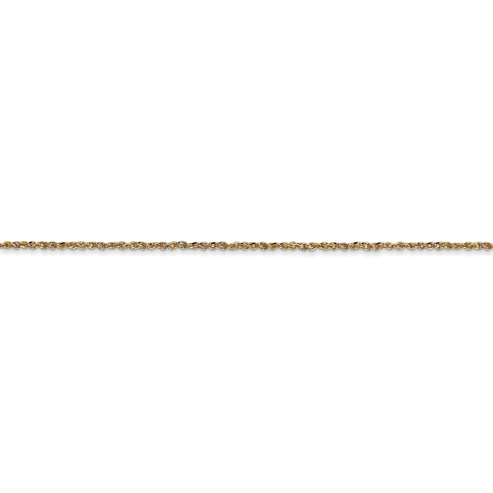 14k Yellow Gold 1.10mm Polished Ropa Chain
