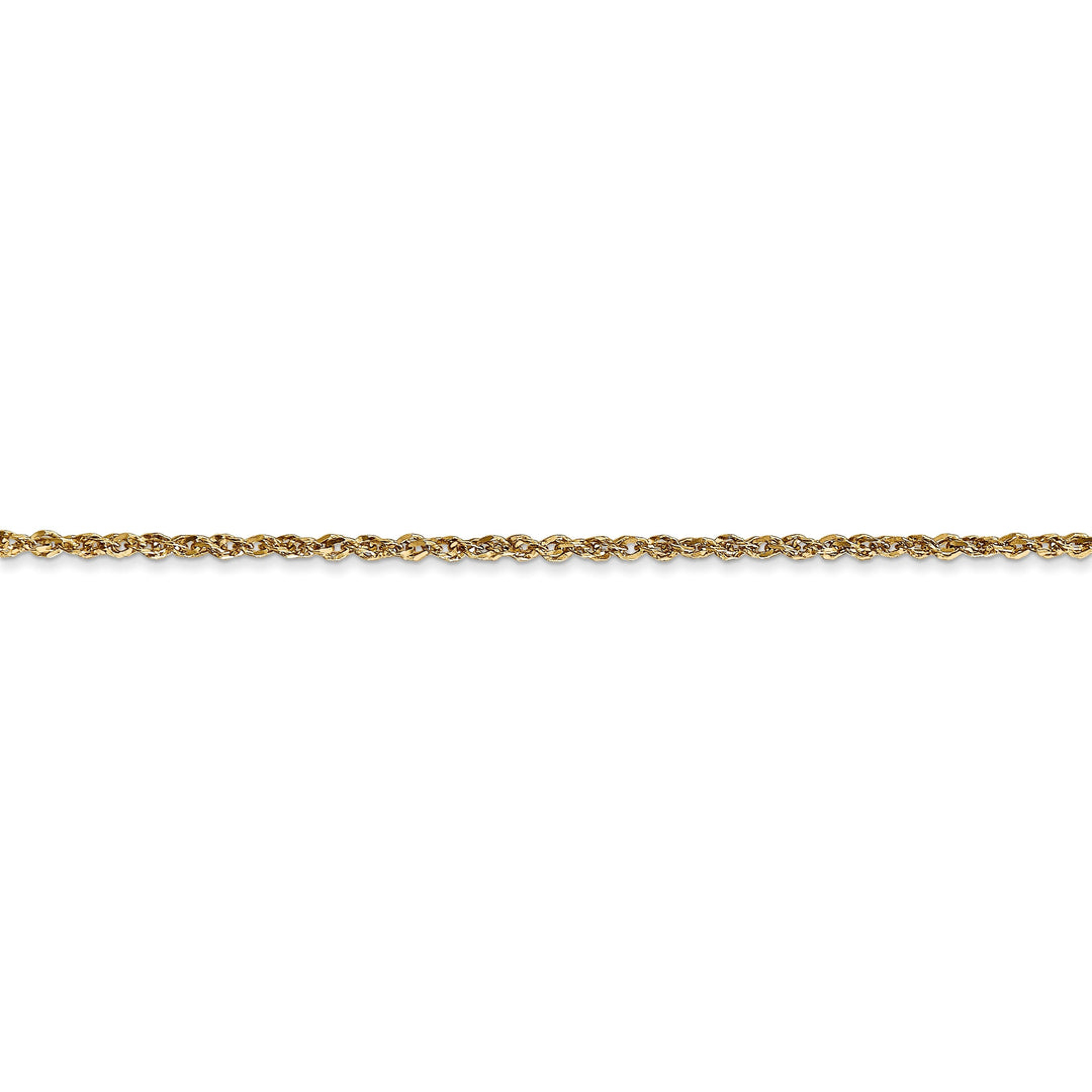 14k Yellow Gold 1.70mm Polished Ropa Chain