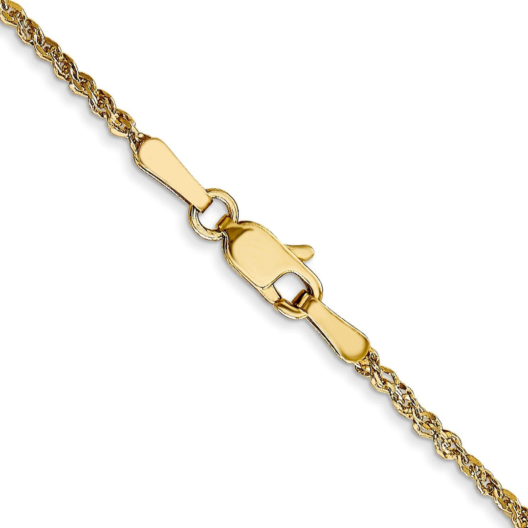 14k Yellow Gold 1.70mm Polished Ropa Chain