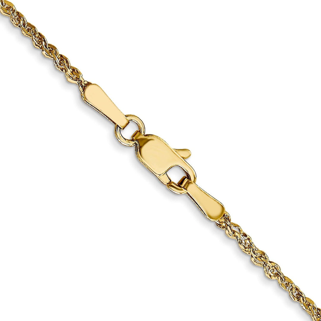 14k Yellow Gold 1.70mm Polished Ropa Chain