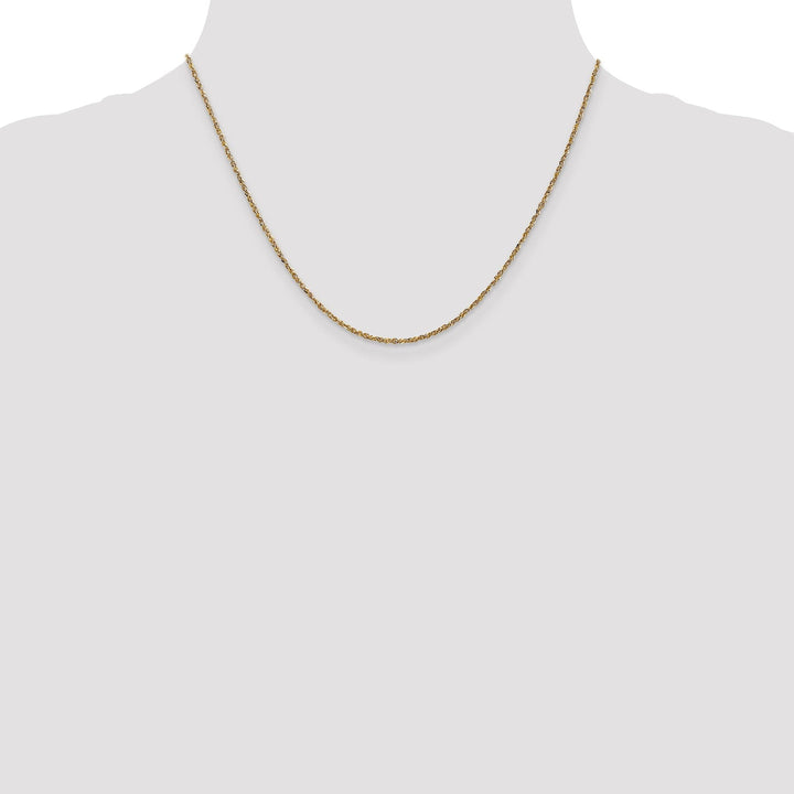 14k Yellow Gold 1.70mm Polished Ropa Chain