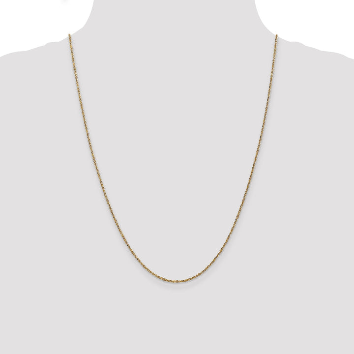 14k Yellow Gold 1.70mm Polished Ropa Chain