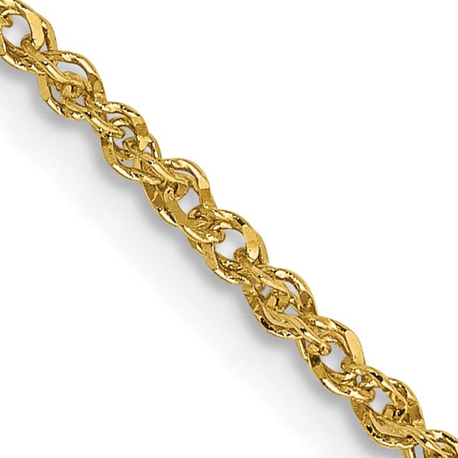 14k Yellow Gold 1.70mm Polished Ropa Chain