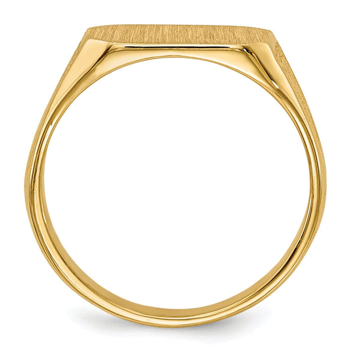 14k Yellow Gold Signet Children's Ring