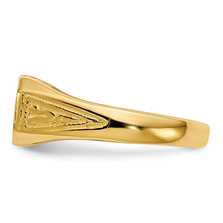 14k Yellow Gold Signet Children's Ring