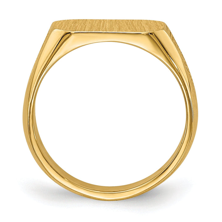 14k Yellow Gold Signet Children's Ring