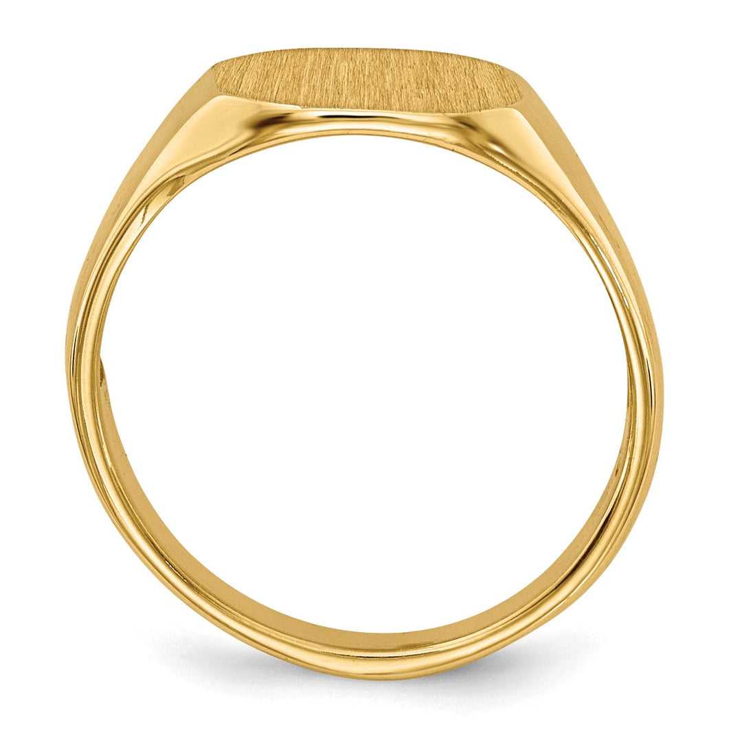 14k Yellow Gold Signet Children's Ring