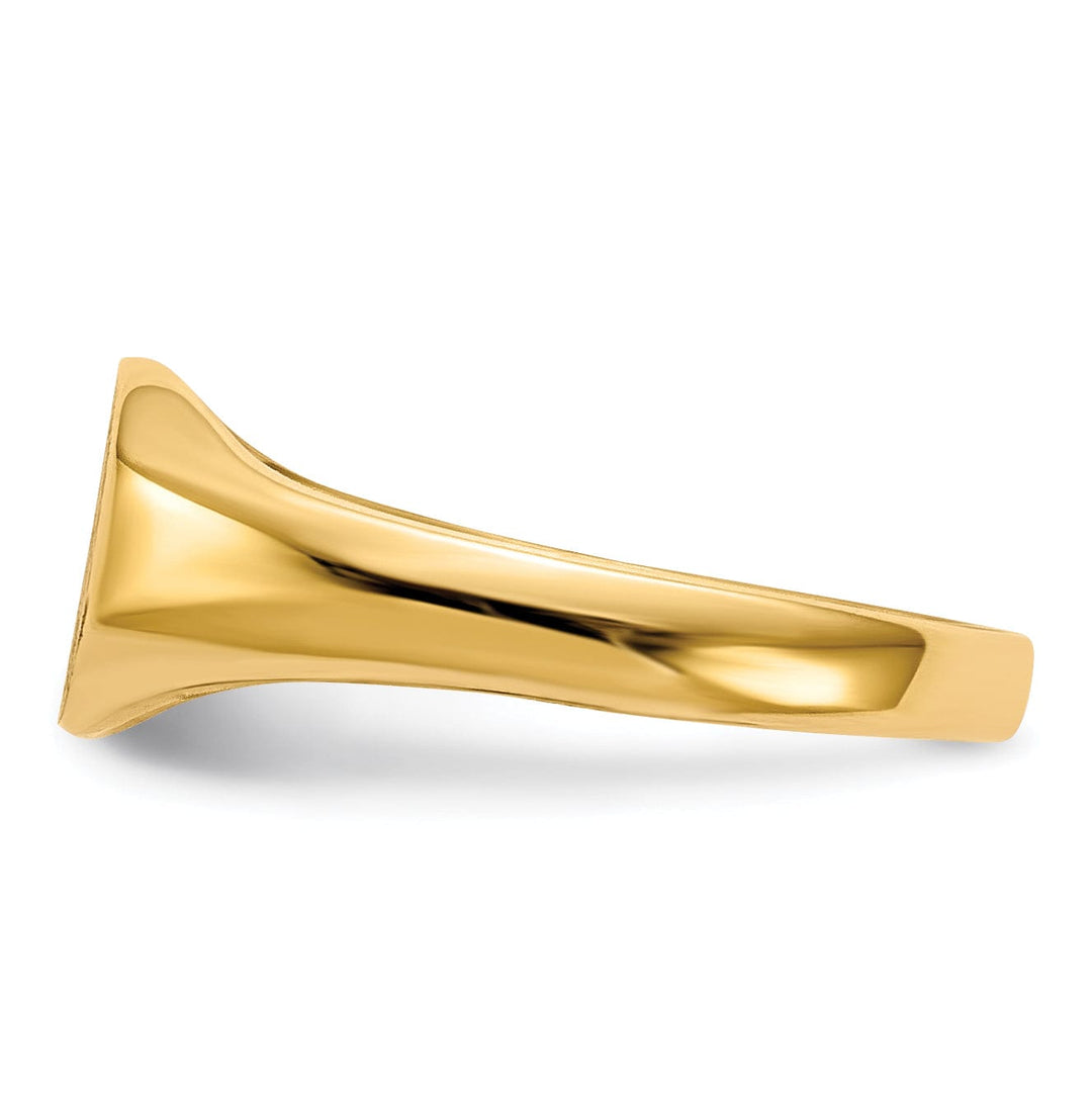 14k Yellow Gold Signet Children's Ring