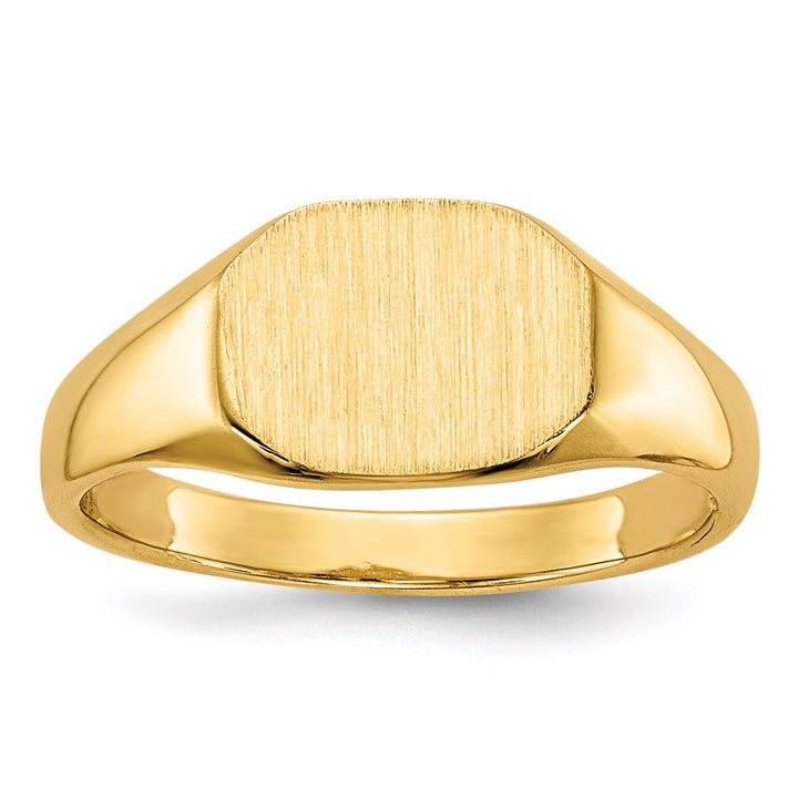 14k Yellow Gold Signet Children's Ring