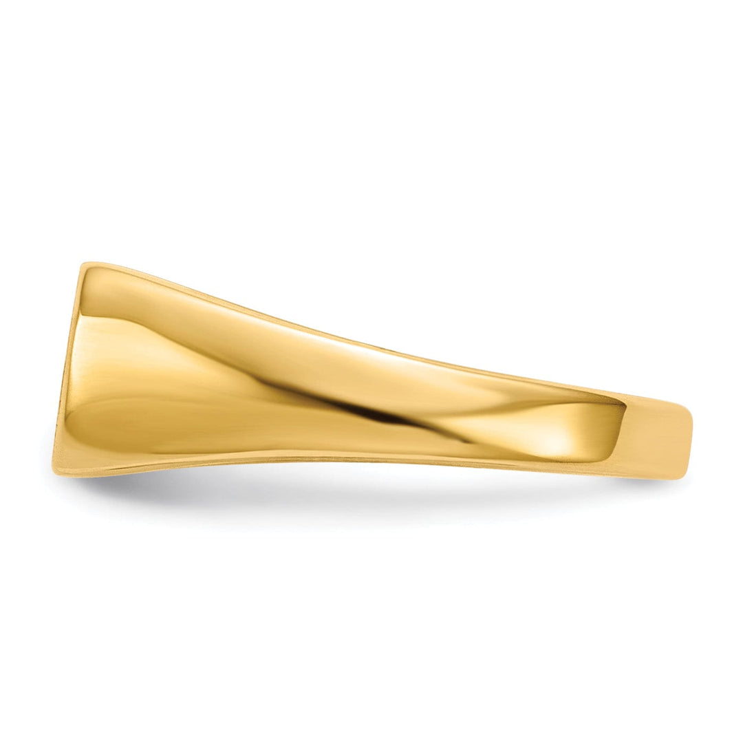 14k Yellow Gold Signet Children's Ring