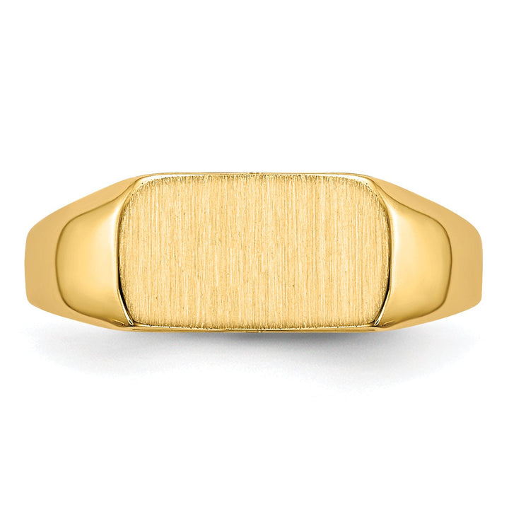 14k Yellow Gold Signet Children's Ring