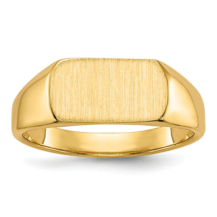 14k Yellow Gold Signet Children's Ring