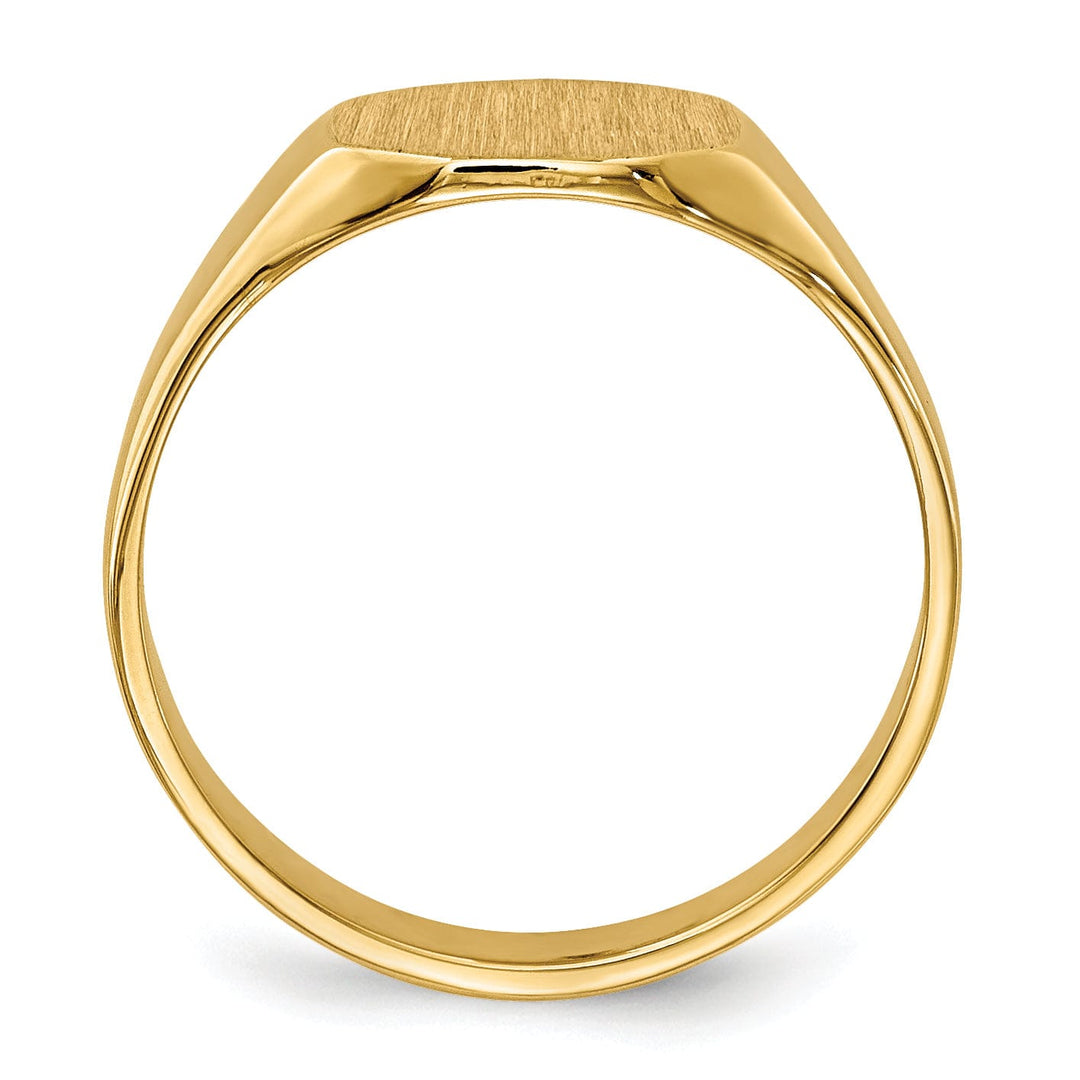 14k Yellow Gold Signet Children's Ring