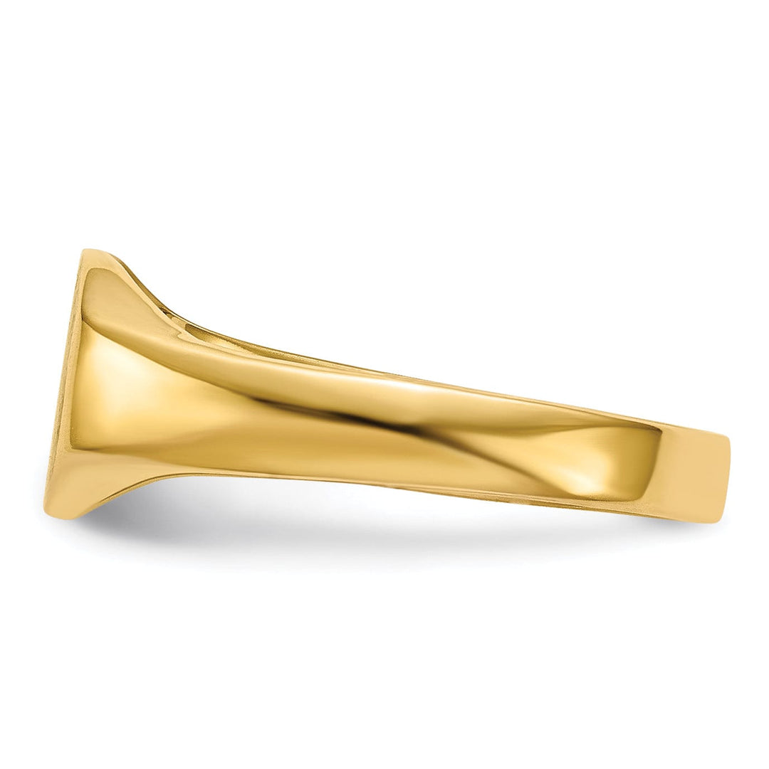 14k Yellow Gold Signet Children's Ring