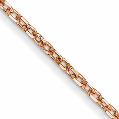 14k Rose Gold Cable Chain 1MM at $ 129.09 only from Jewelryshopping.com
