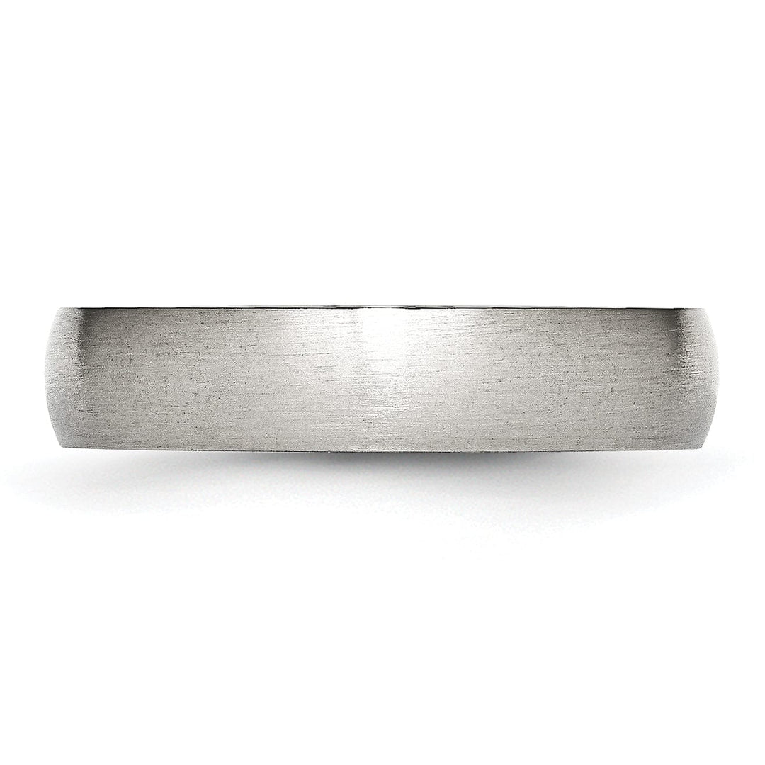 Stainless Steel Beveled Edge Brushed Band