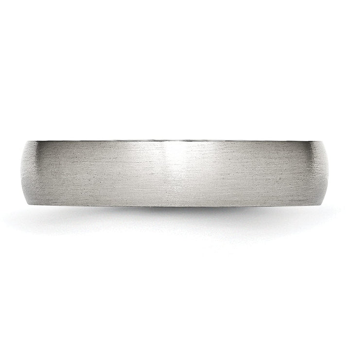 Stainless Steel Beveled Edge Brushed Band