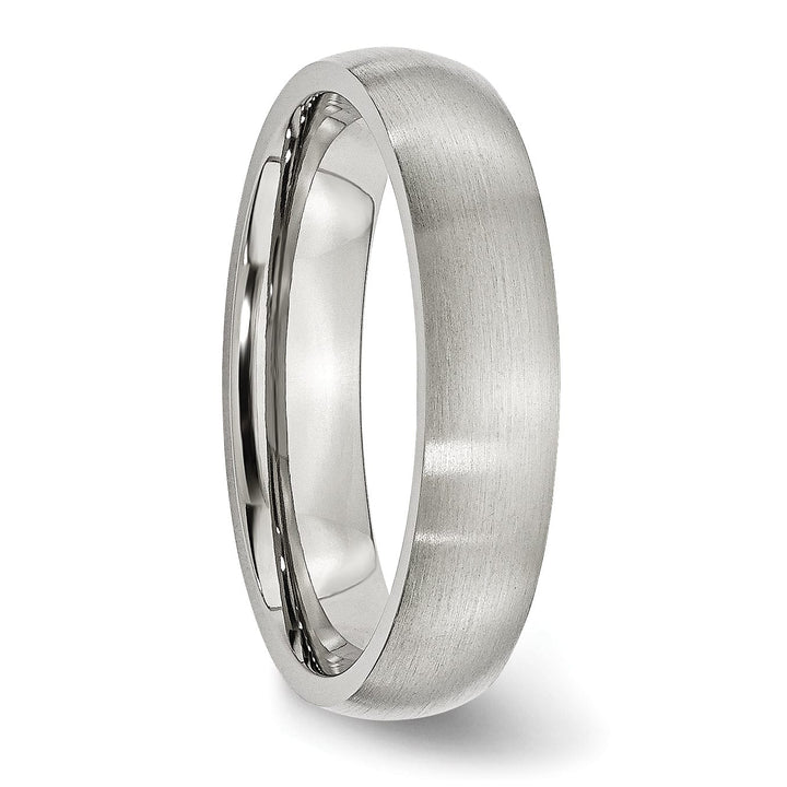 Stainless Steel Beveled Edge Brushed Band