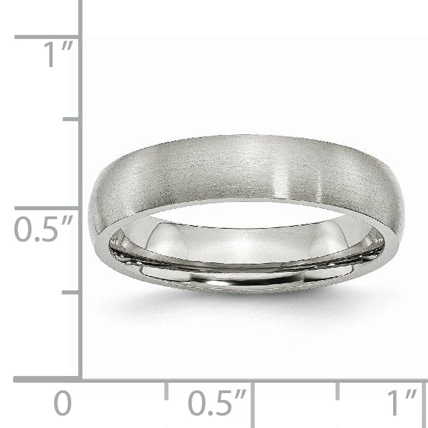 Stainless Steel Beveled Edge Brushed Band