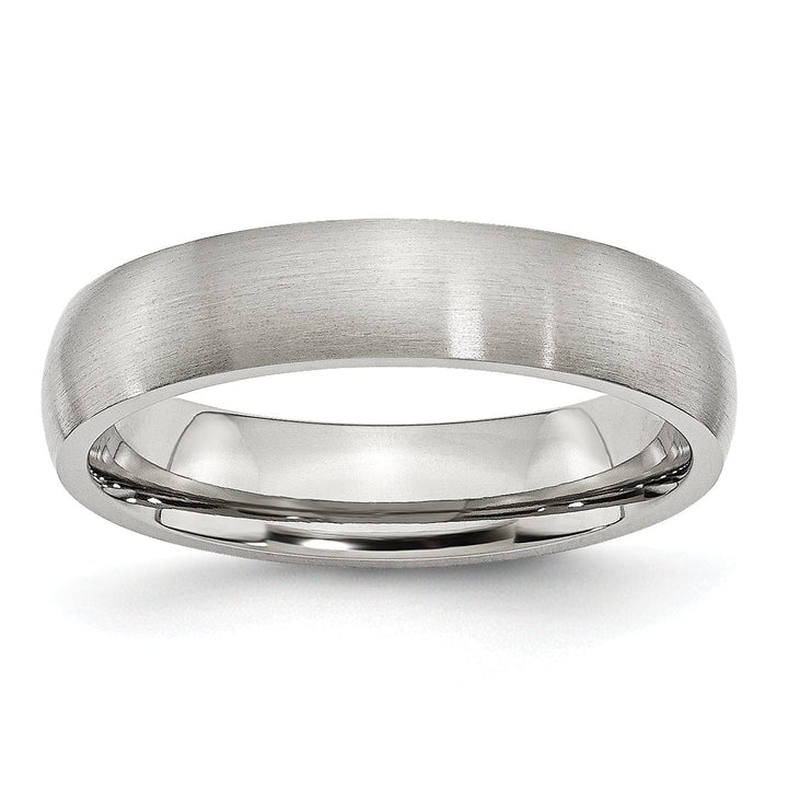 Stainless Steel Beveled Edge Brushed Band