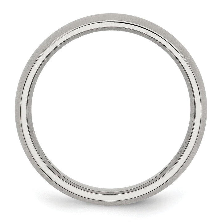 Stainless Steel Beveled Edge Brushed Band