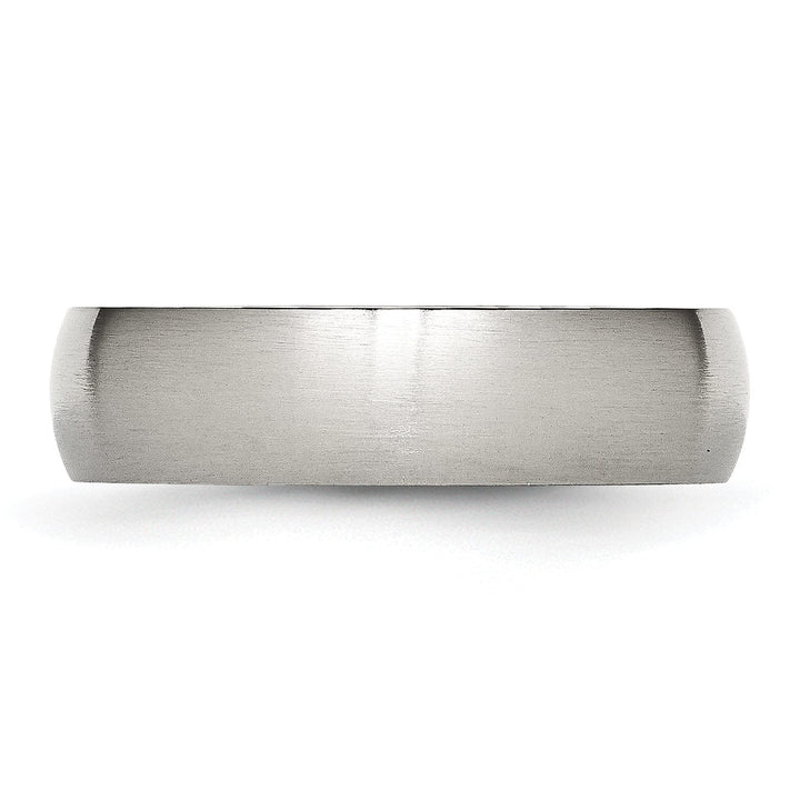 Stainless Steel Beveled Edge Brushed Band