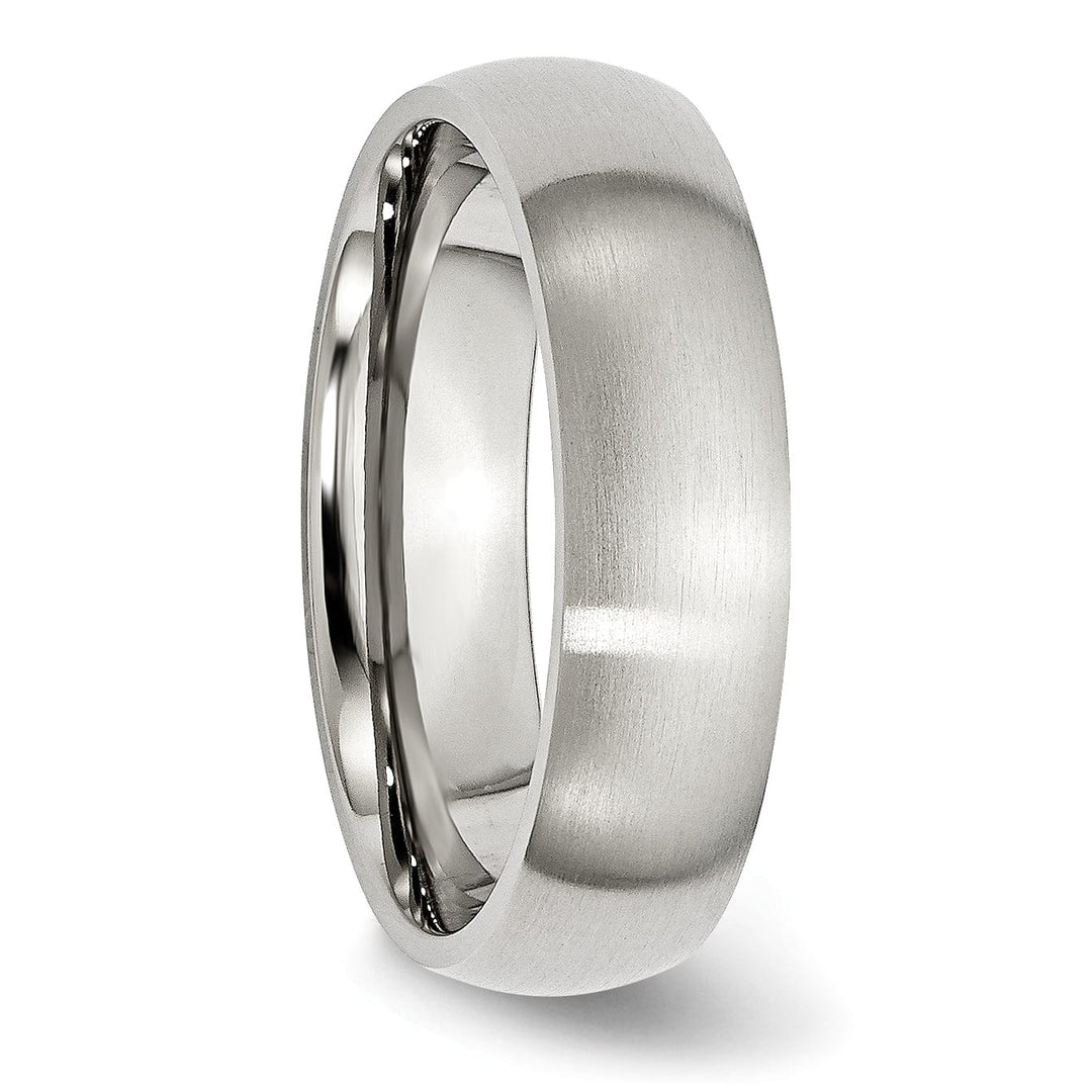 Stainless Steel Beveled Edge Brushed Band