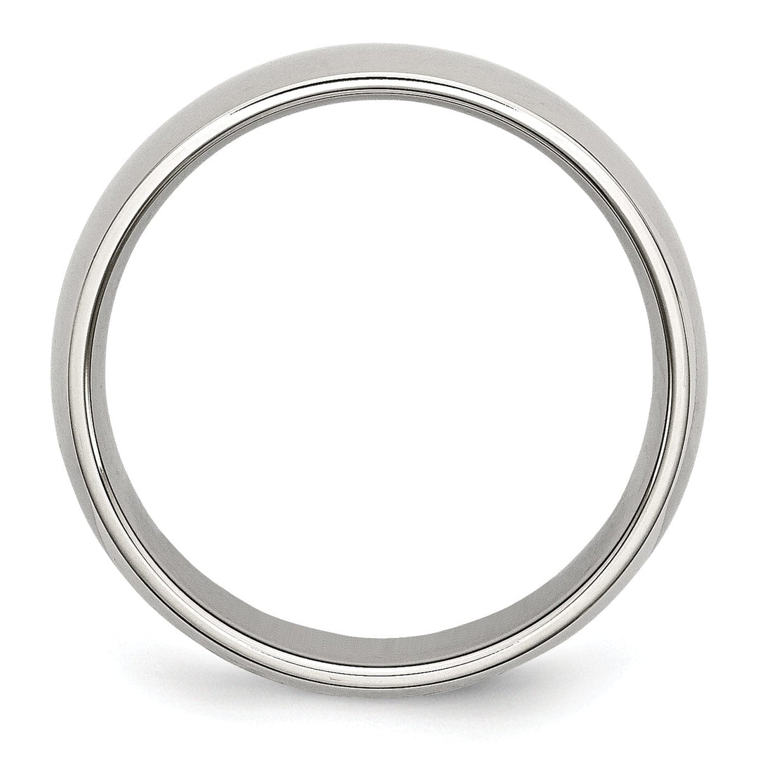 Stainless Steel Polished 6MM Band Ring