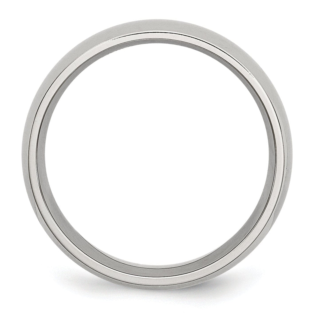 Stainless Steel Polished 7MM Band Ring