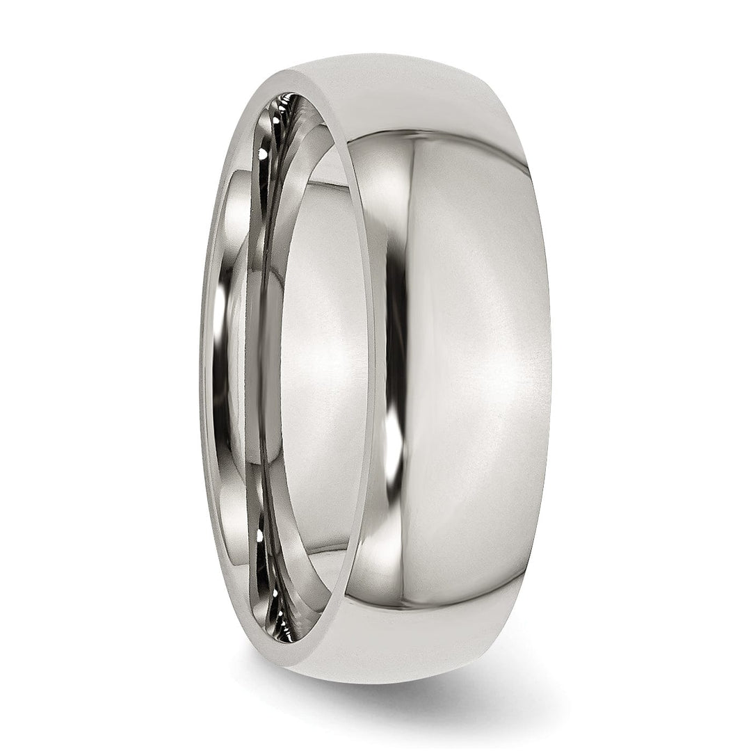 Stainless Steel Polished 7MM Band Ring