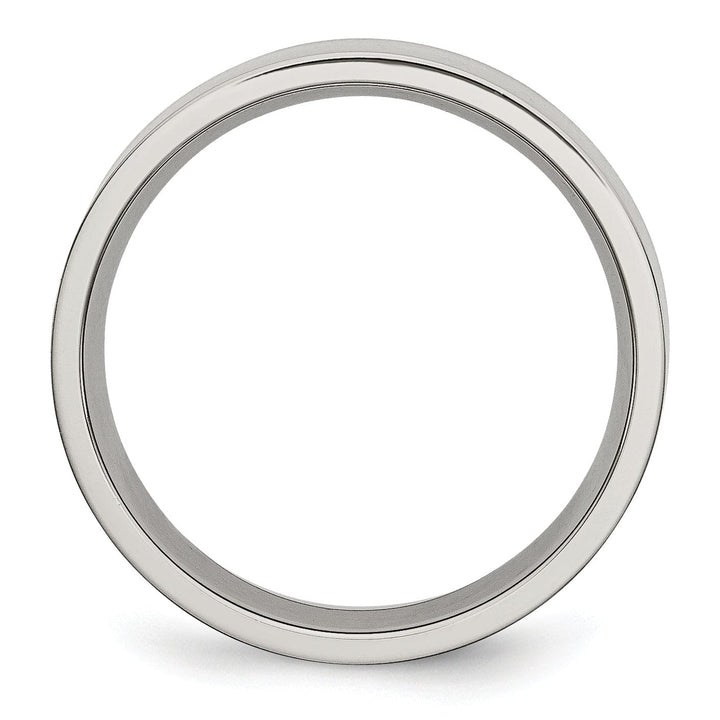 Stainless Steel Flat Brushed 6MM Band Ring