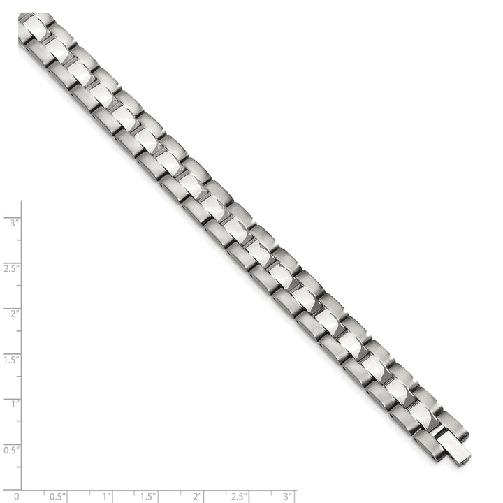 Stainless Steel Fold Over Bracelet