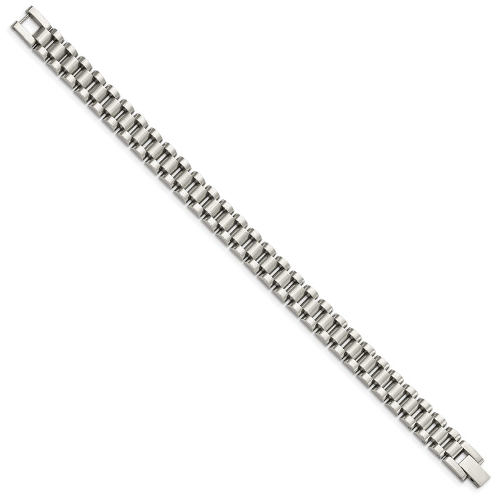 Stainless Steel Fold Over Bracelet