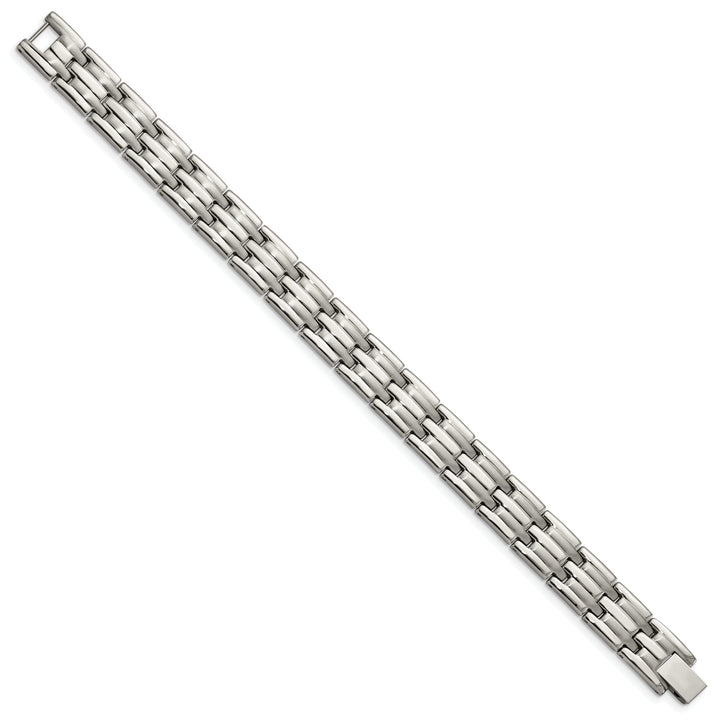 Stainless Steel Fold Over Bracelet