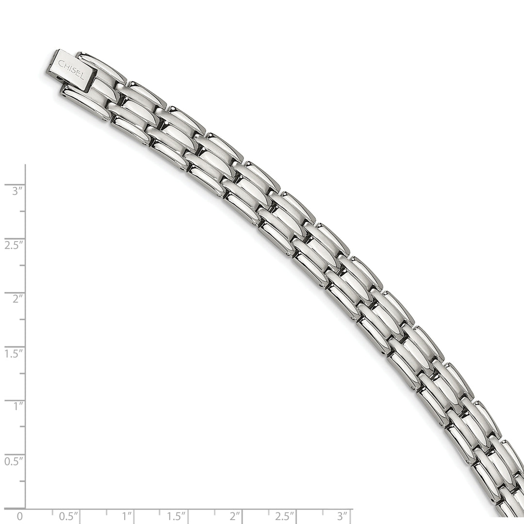 Stainless Steel Fold Over Bracelet