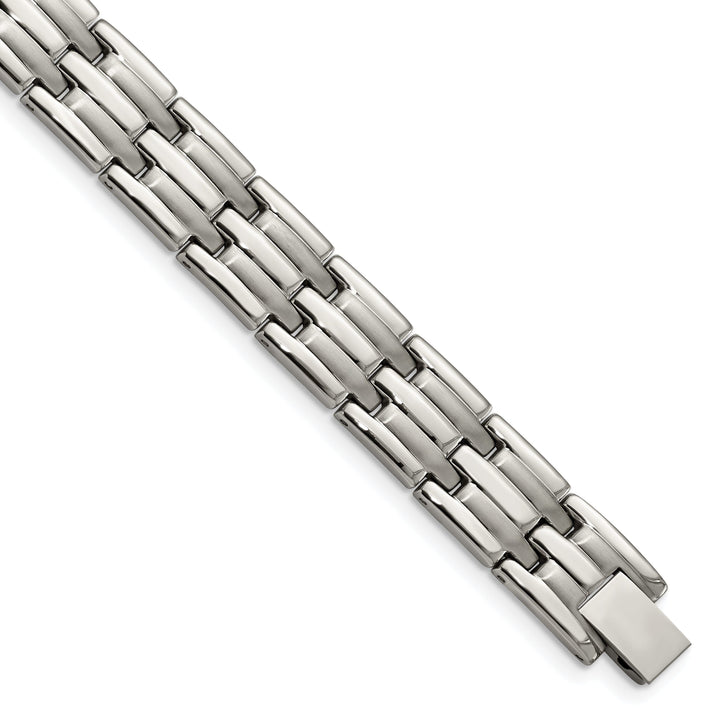 Stainless Steel Fold Over Bracelet