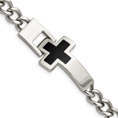 Stainless Steel Cross Bracelet