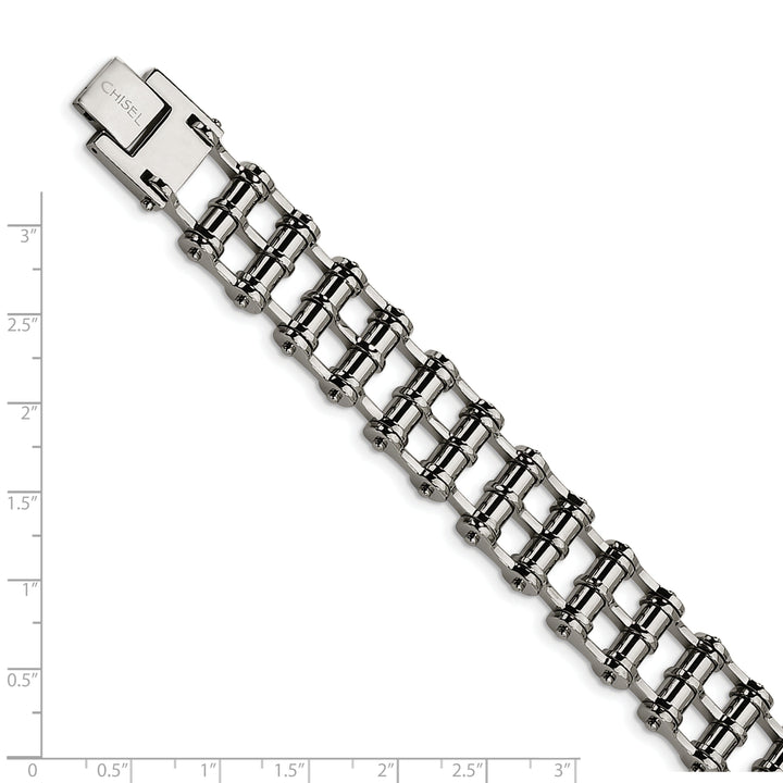 Stainless Steel Fold Over Bracelet