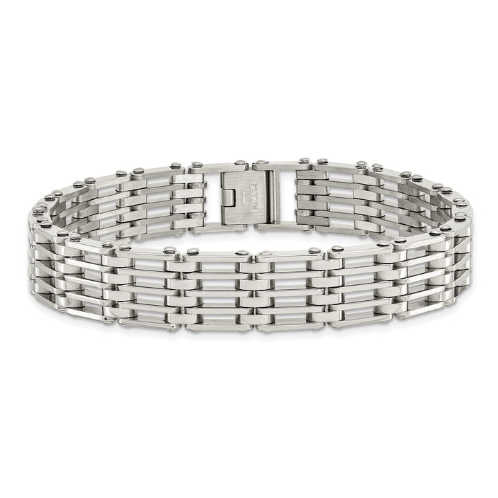 Stainless Steel Fold Over Bracelet