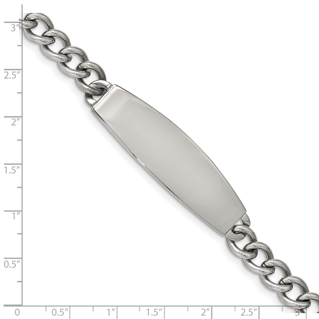 Stainless Steel Engraveable ID Bracelet